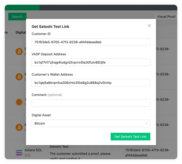 satoshi-test-link-form